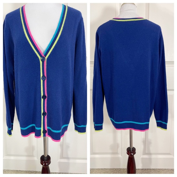 Cashmere! Scott & Scott London Cashmere cardigan - Picture 1 of 6